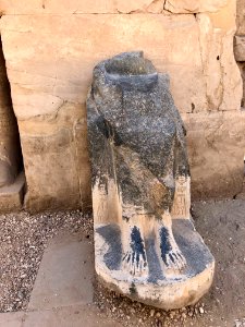 Ruined Statues, Precinct of Amun-Ra, Karnak Temple, Luxor,… 