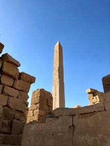 Obelisk, Central Crossing, Karnak Temple, Luxor, LG, EGY 