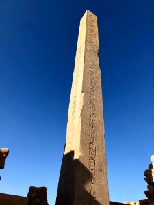 Obelisk, Central Crossing, Karnak Temple, Luxor, LG, EGY 