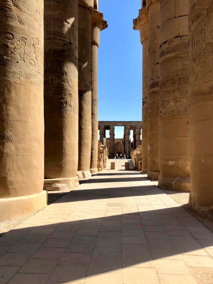 Colonnade, Luxor Temple, Luxor, LG, EGY 