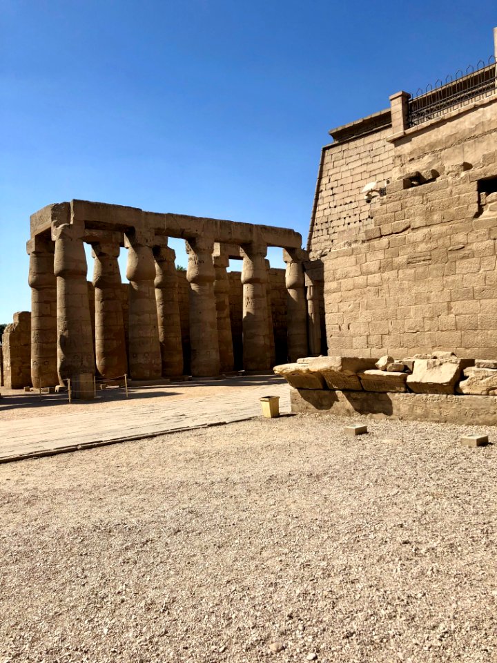Great Court of Ramses II, Luxor Temple, Luxor, LG, EGY 