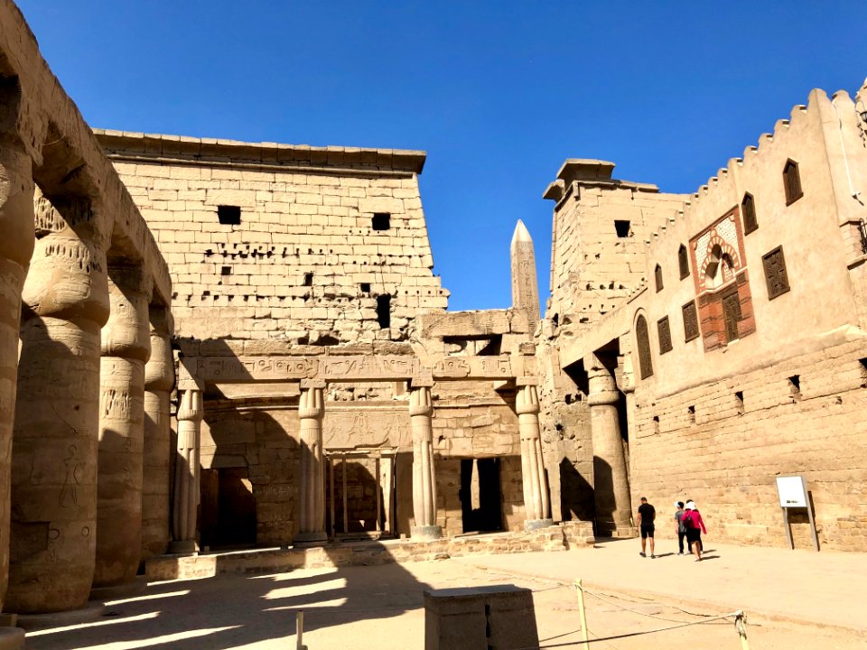 Great Court of Ramses II, Luxor Temple, Luxor, LG, EGY 