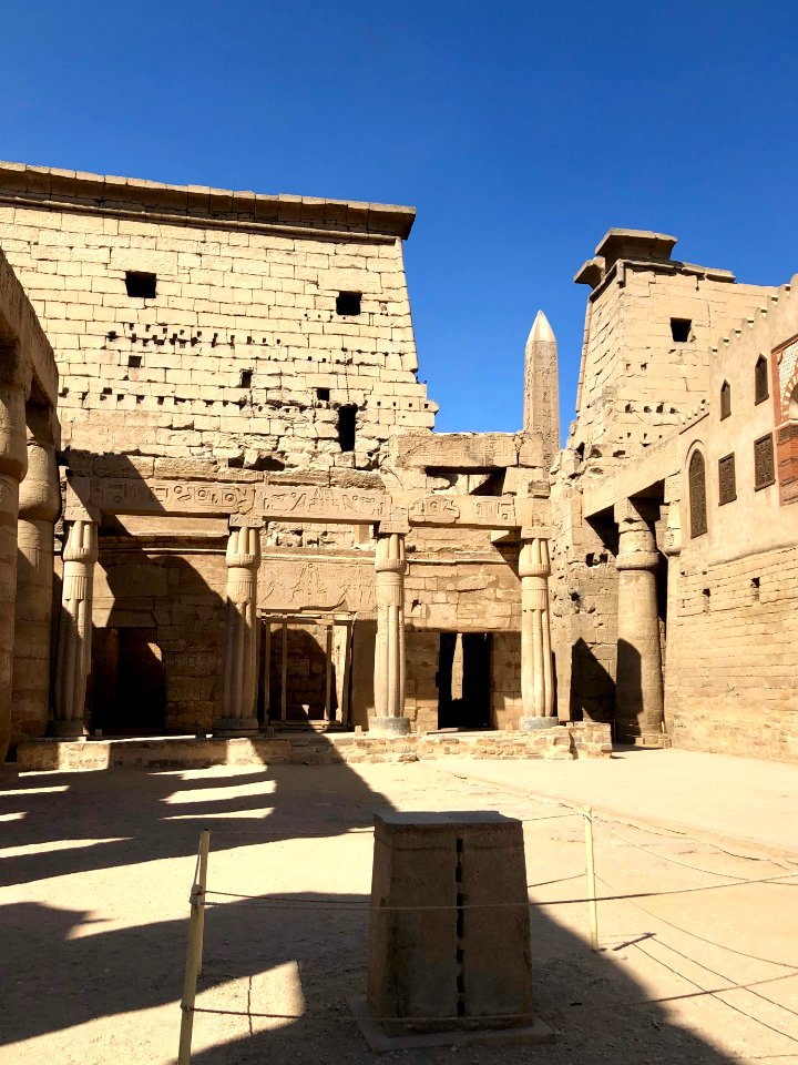 Great Court of Ramses II, Luxor Temple, Luxor, LG, EGY 