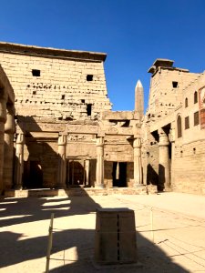 Great Court of Ramses II, Luxor Temple, Luxor, LG, EGY 