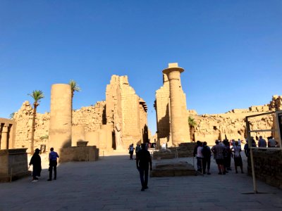Great Forecourt, Karnak Temple, Luxor, LG, EGY 