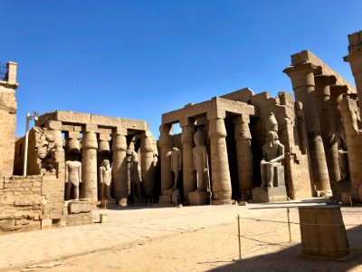 Great Court of Ramses II, Luxor Temple, Luxor, LG, EGY 