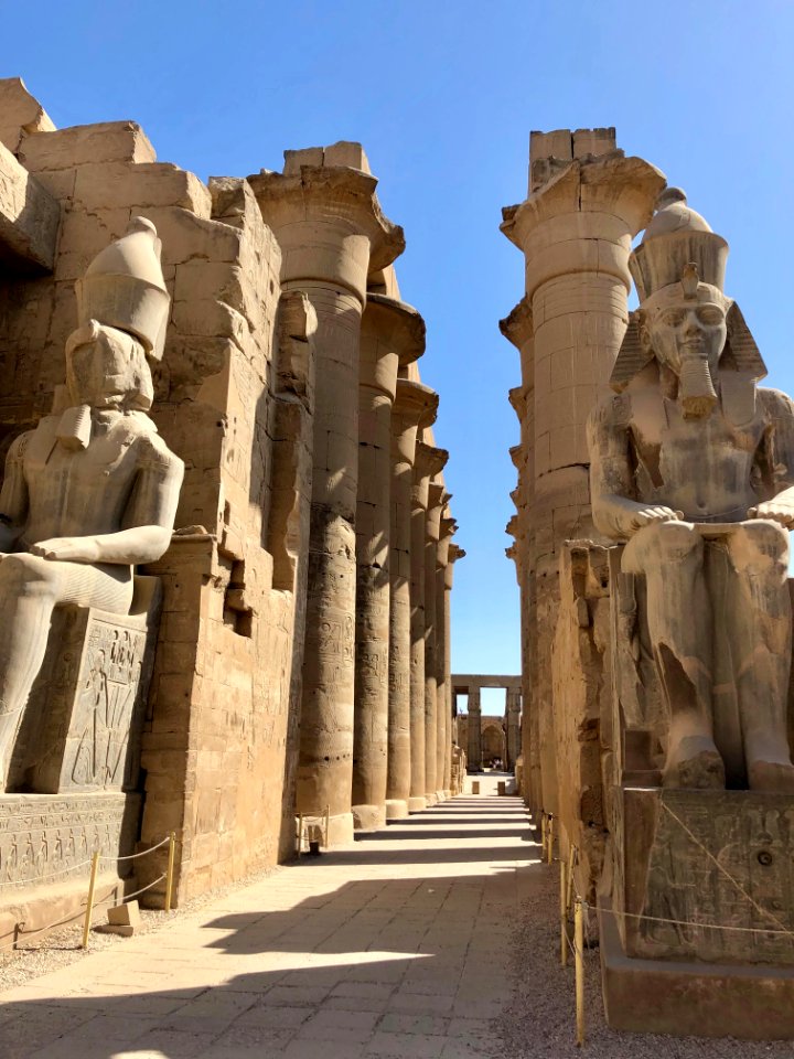 Great Court of Ramses II, Luxor Temple, Luxor, LG, EGY 