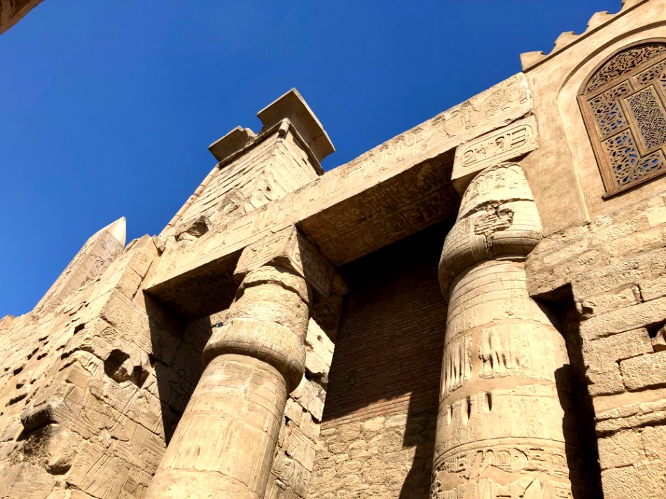 Great Court of Ramses II, Luxor Temple, Luxor, LG, EGY 