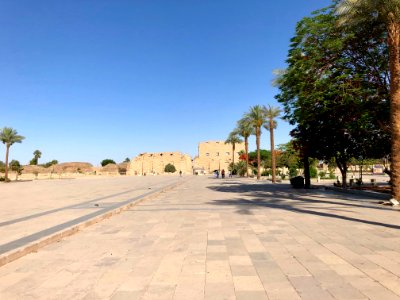 Entrance Plaza, Karnak Temple, Luxor, LG, EGY 