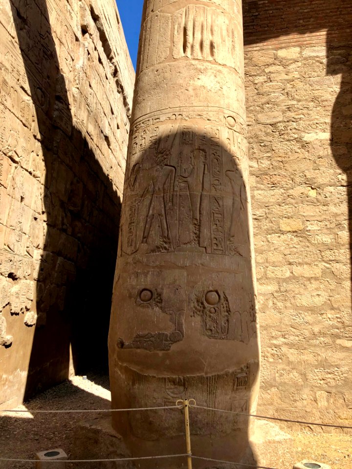 Great Court of Ramses II, Luxor Temple, Luxor, LG, EGY 