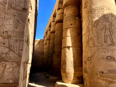 Great Court of Ramses II, Luxor Temple, Luxor, LG, EGY 