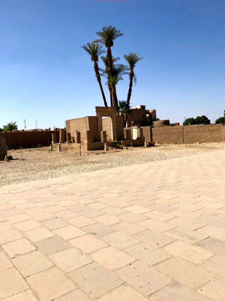 Entrance Plaza, Luxor Temple, Luxor, LG, EGY 