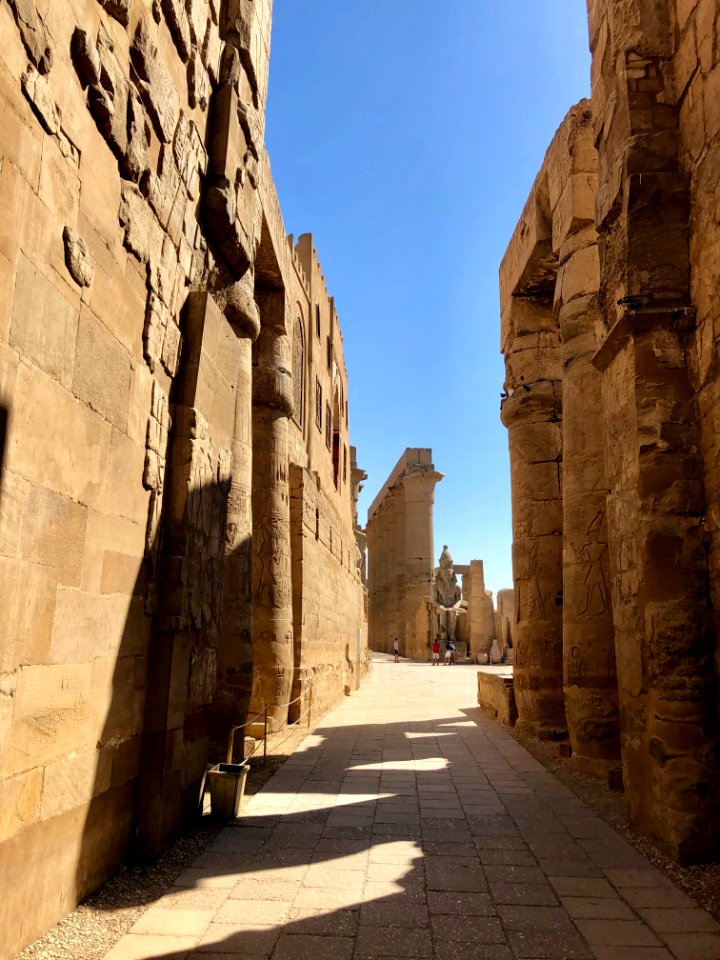 Great Court of Ramses II, Luxor Temple, Luxor, LG, EGY 
