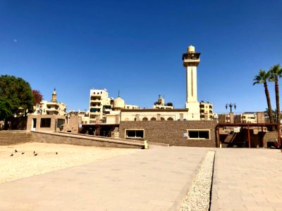 Entrance Plaza, Luxor Temple, Luxor, LG, EGY 