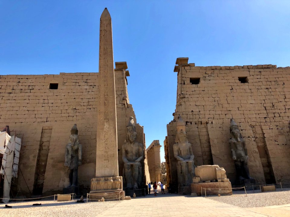 Pylon of Ramses II, Luxor Temple, Luxor, LG, EGY 