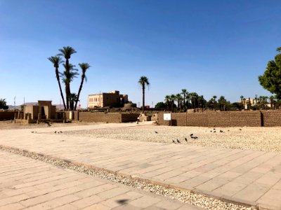 Entrance Plaza, Luxor Temple, Luxor, LG, EGY 
