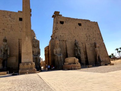 Pylon of Ramses II, Luxor Temple, Luxor, LG, EGY 