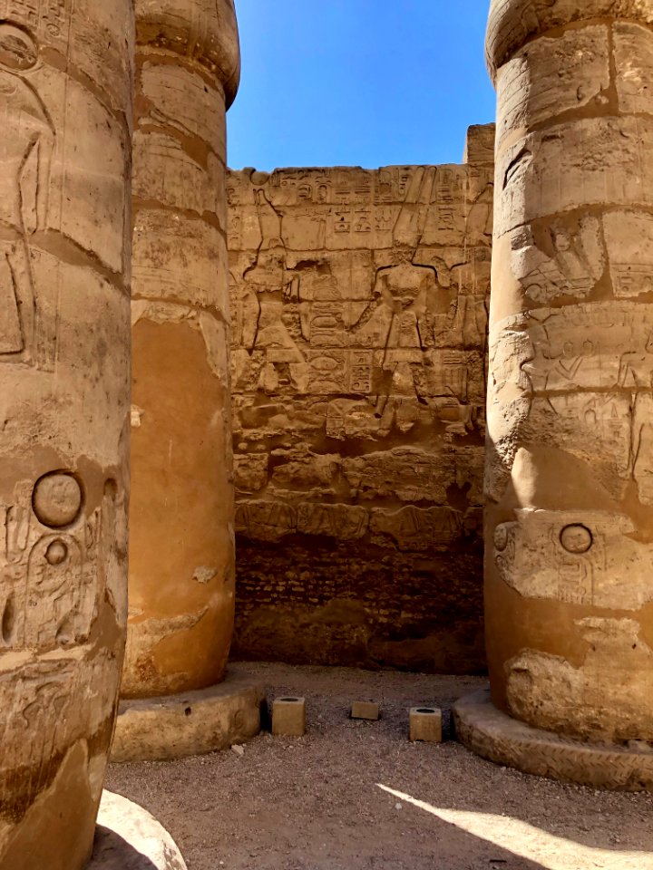 Great Court of Ramses II, Luxor Temple, Luxor, LG, EGY 