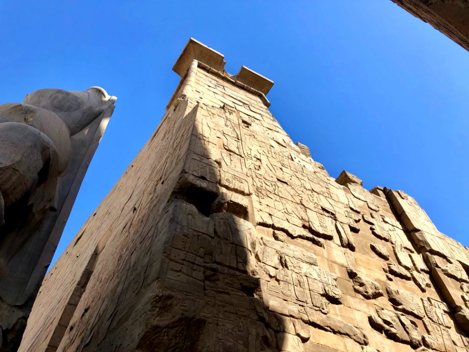 Pylon of Ramses II, Luxor Temple, Luxor, LG, EGY 