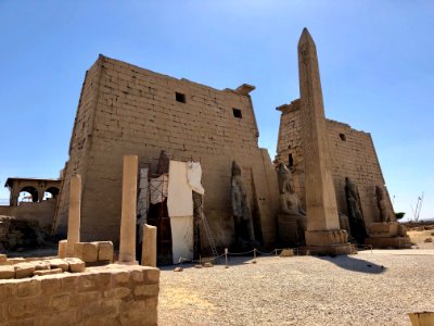 Pylon of Ramses II, Luxor Temple, Luxor, LG, EGY 
