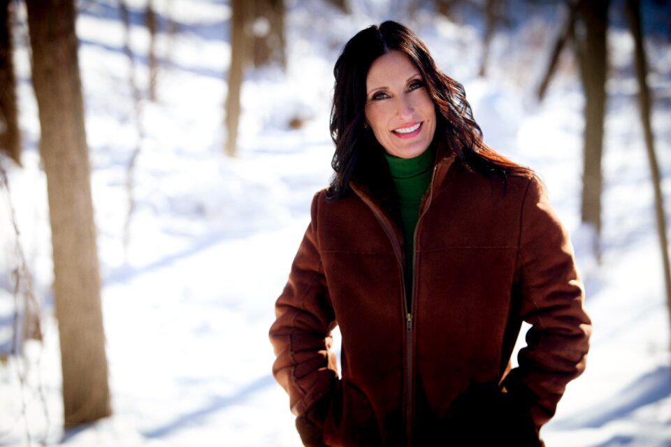 Beauty model winter