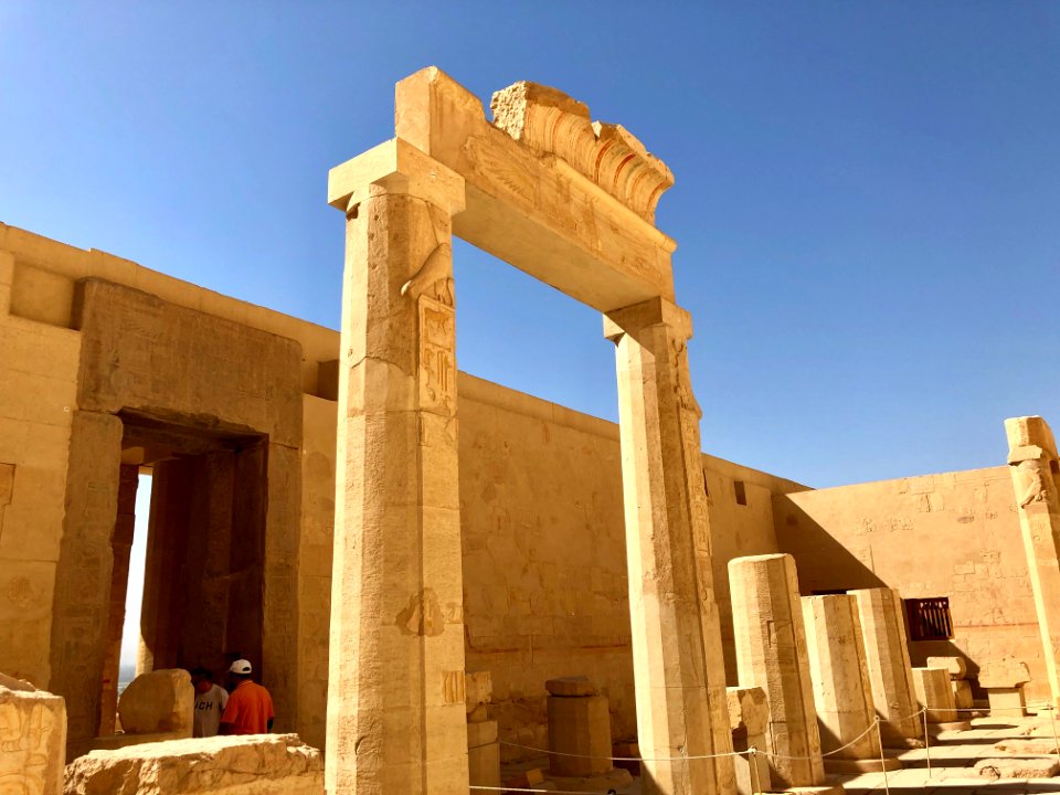 Third Courtyard, Mortuary Temple of Hatshepsut, Luxor, LG,… 