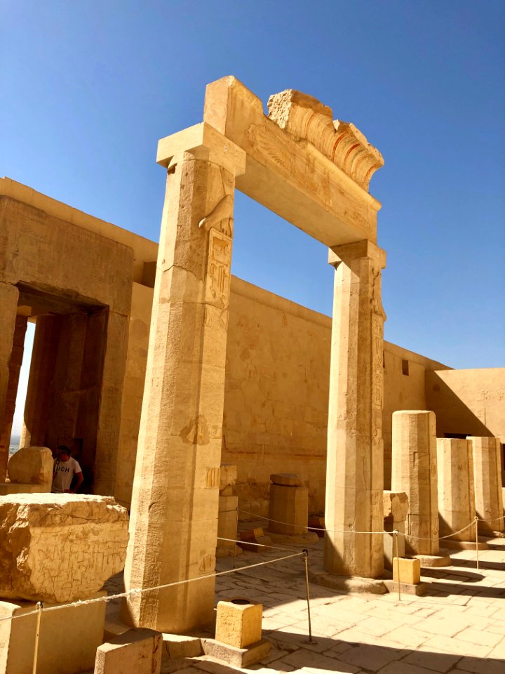 Third Courtyard, Mortuary Temple of Hatshepsut, Luxor, LG,… 
