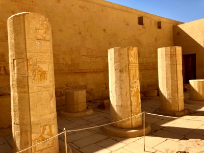 Third Courtyard, Mortuary Temple of Hatshepsut, Luxor, LG,… 