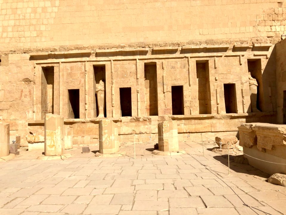 Third Courtyard, Mortuary Temple of Hatshepsut, Luxor, LG,… 