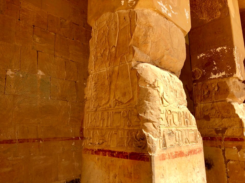 Birth Colonnade, Mortuary Temple of Hatshepsut, Luxor, LG,… 