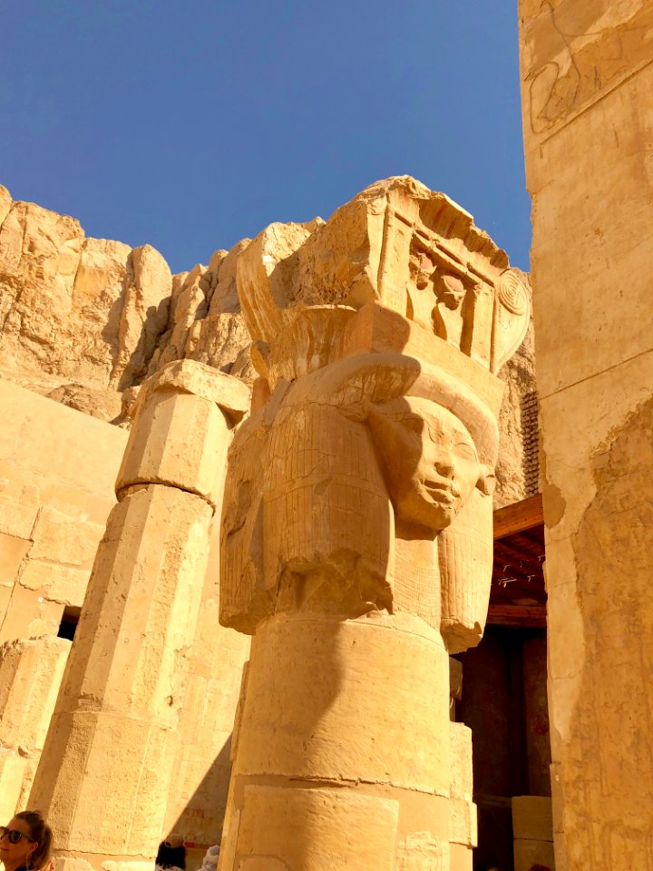 Hathor Chapel, Mortuary Temple of Hatshepsut, Luxor, LG, E… 