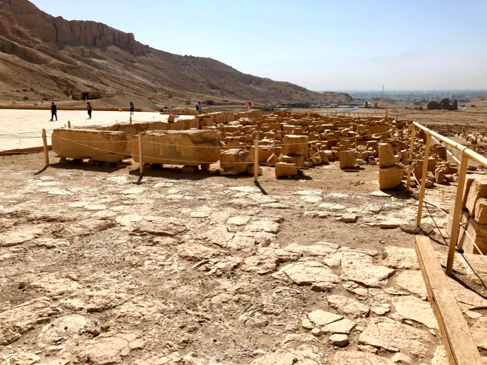 Carved Stone Remnants, Mortuary Temple of Hatshepsut, Luxo… 