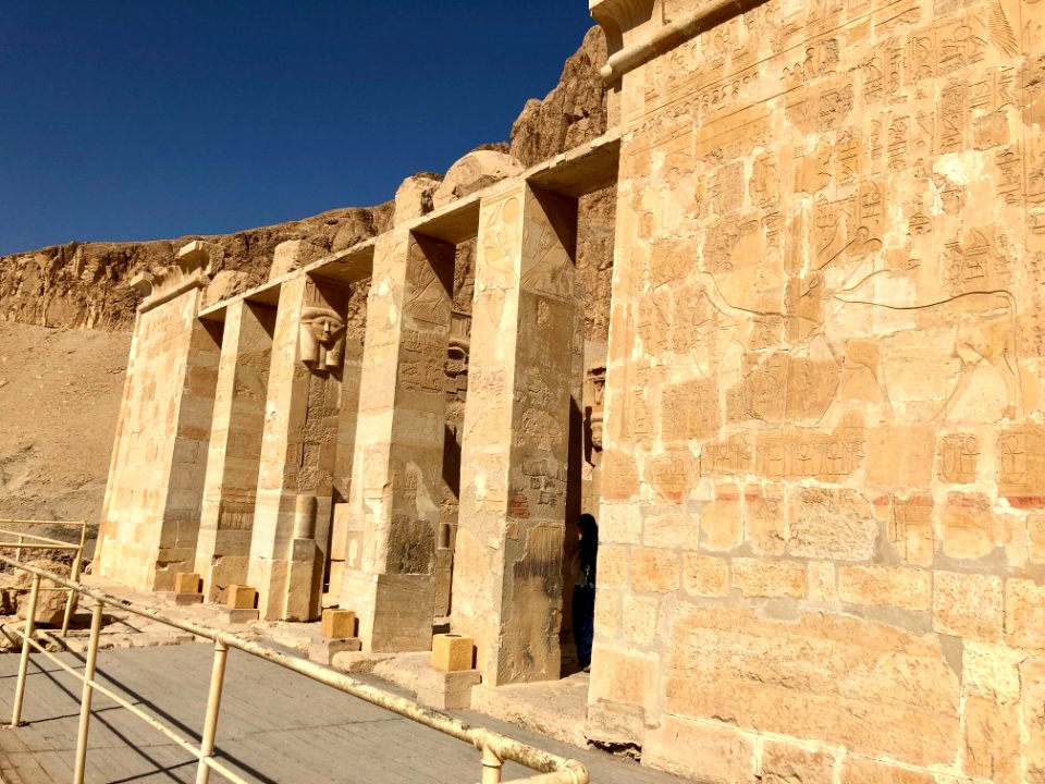 Hathor Chapel, Mortuary Temple of Hatshepsut, Luxor, LG, E… 