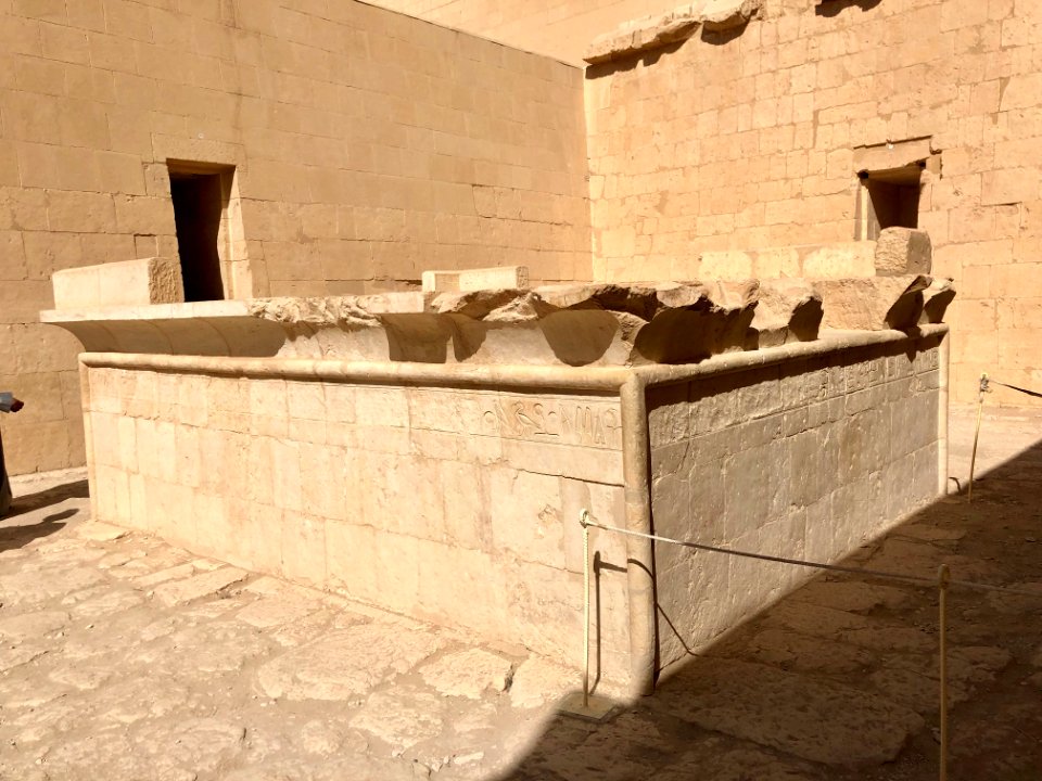 Solar Cult Chapel, Mortuary Temple of Hatshepsut, Luxor, L… 