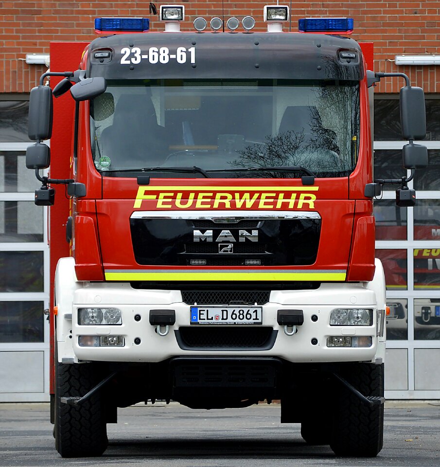 Fire blue light emsland