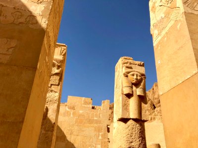Hathor Chapel, Mortuary Temple of Hatshepsut, Luxor, LG, E… 