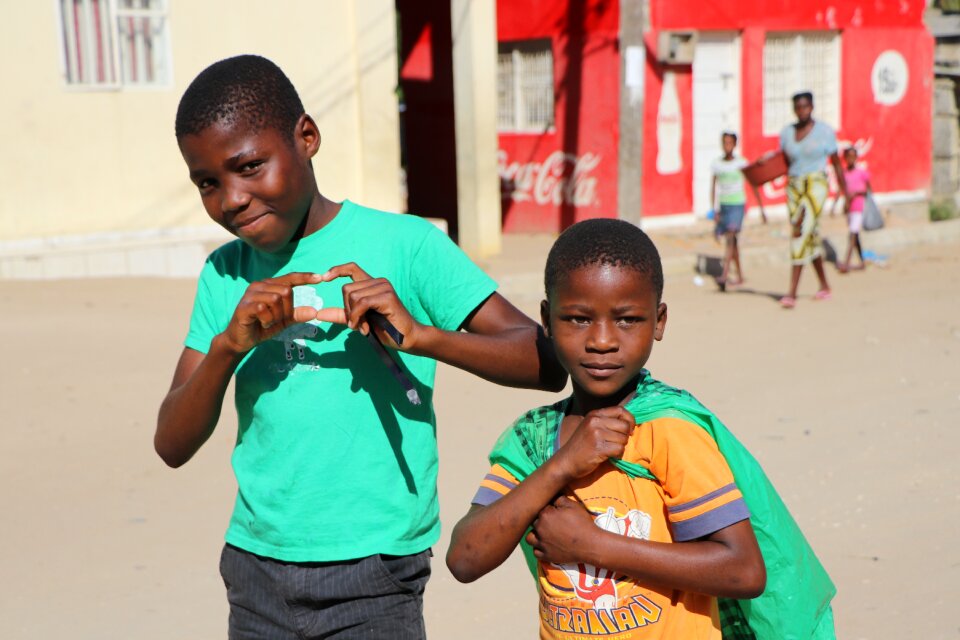 Children africa street