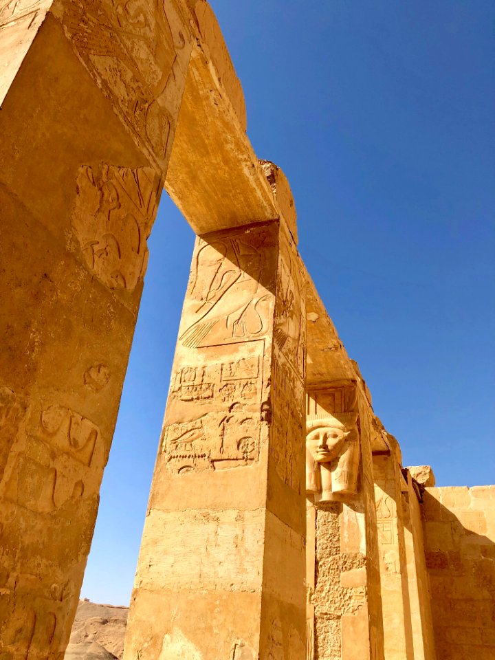 Hathor Chapel, Mortuary Temple of Hatshepsut, Luxor, LG, E… 