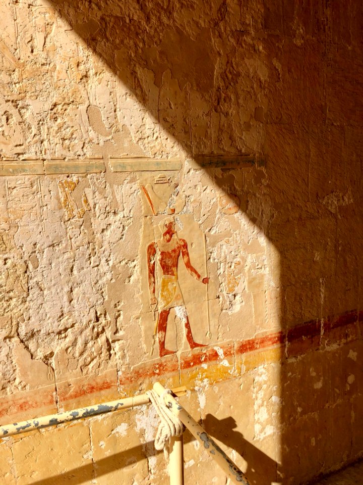 Punt Colonnade, Mortuary Temple of Hatshepsut, Luxor, LG, … 