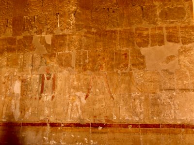 Punt Colonnade, Mortuary Temple of Hatshepsut, Luxor, LG, … 