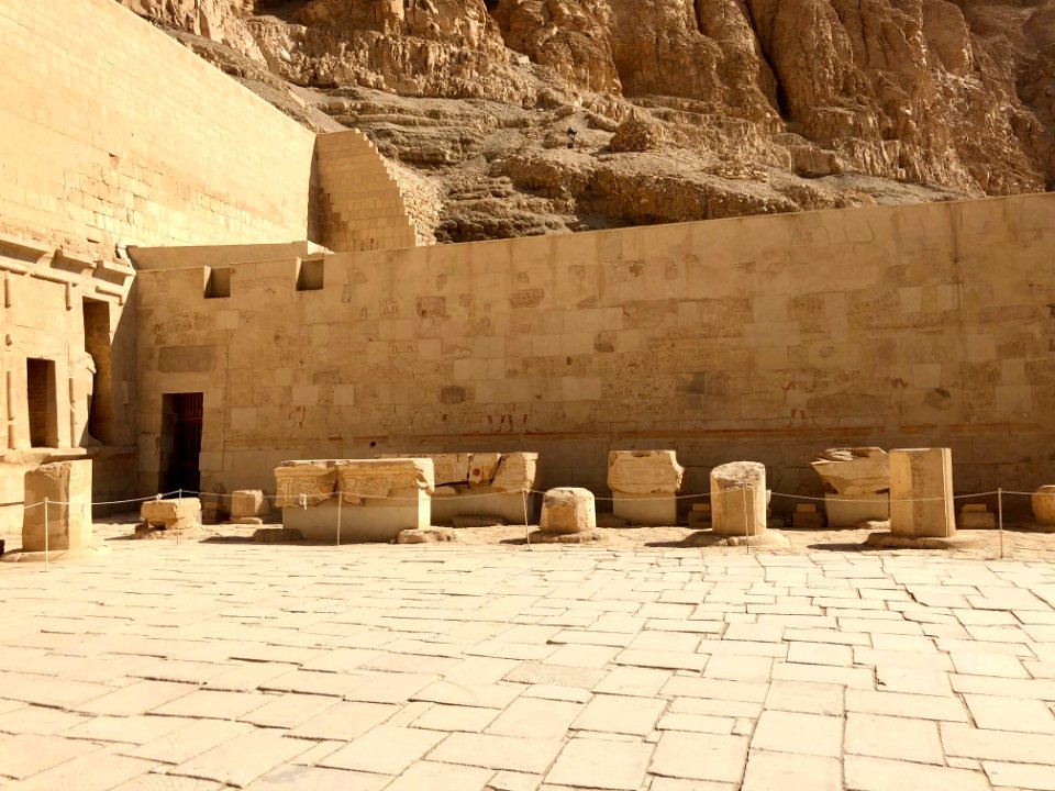 Third Courtyard, Mortuary Temple of Hatshepsut, Luxor, LG,… 