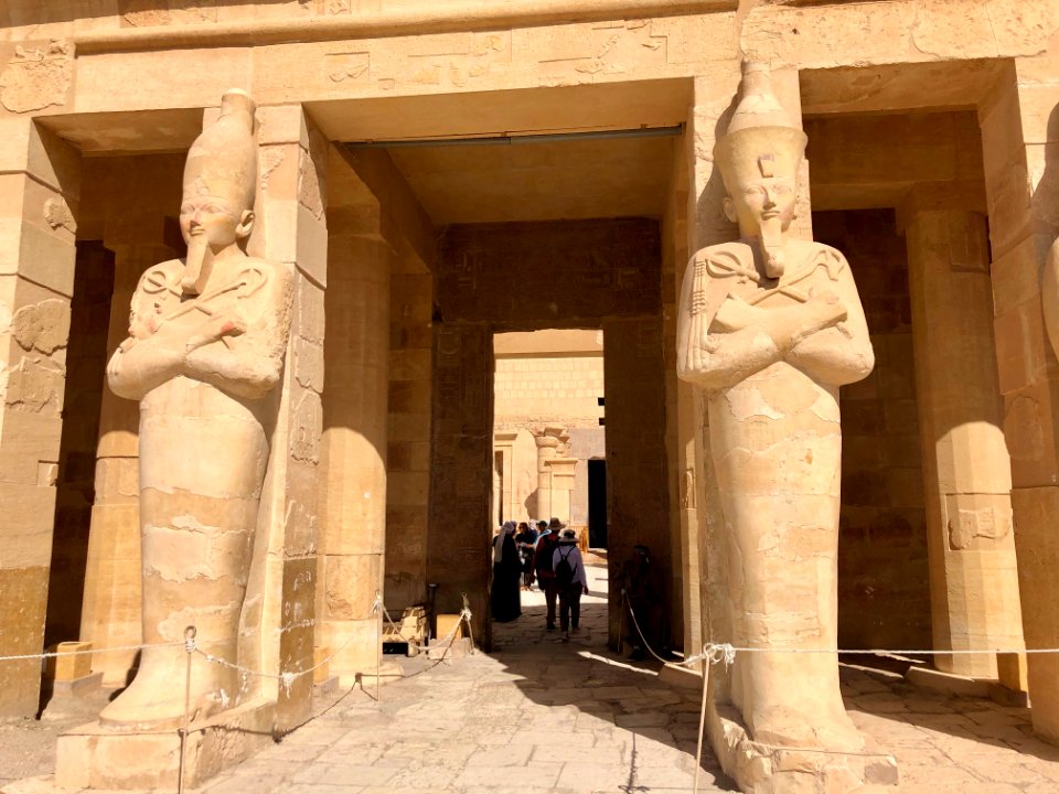 Entrance to Third Courtyard, Mortuary Temple of Hatshepsut… 