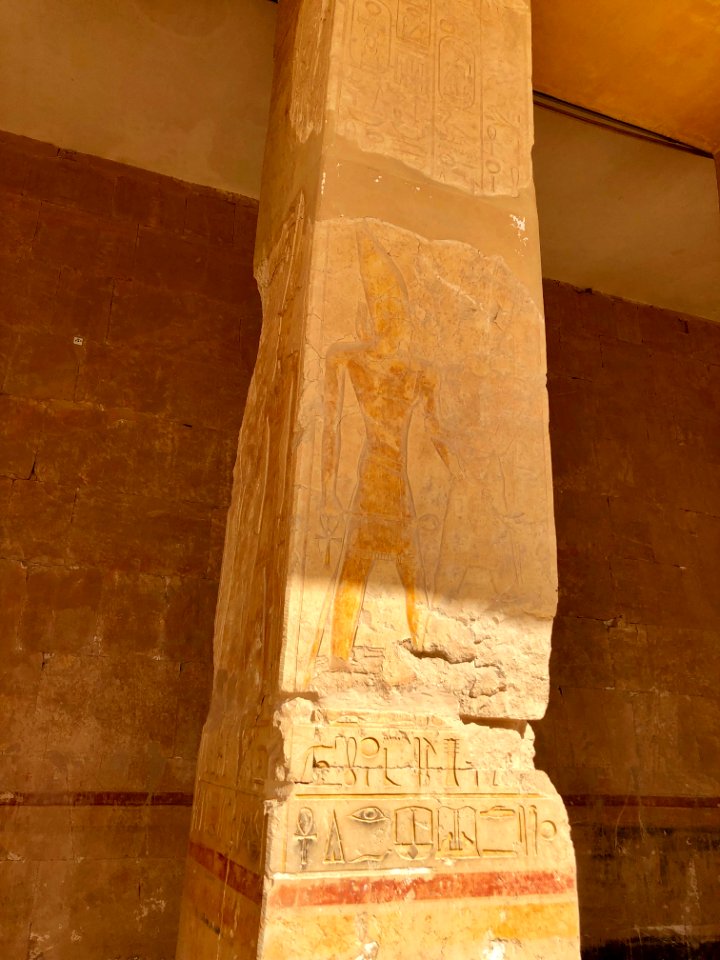 Birth Colonnade, Mortuary Temple of Hatshepsut, Luxor, LG,… 