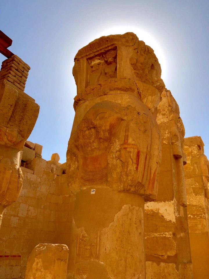 Hathor Chapel, Mortuary Temple of Hatshepsut, Luxor, LG, E… 