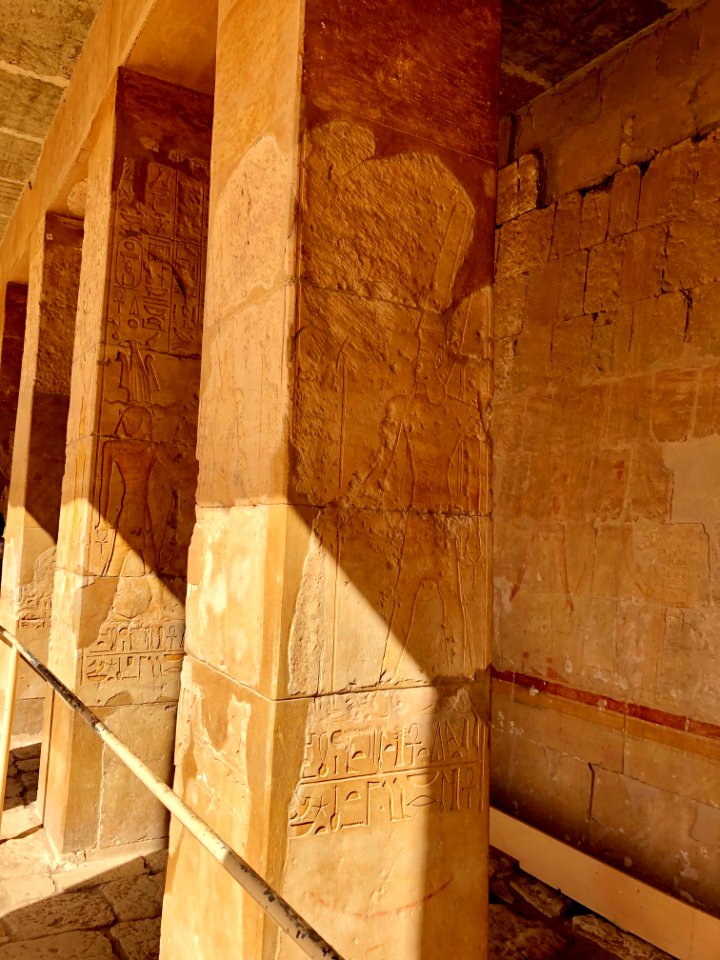 Punt Colonnade, Mortuary Temple of Hatshepsut, Luxor, LG, … 