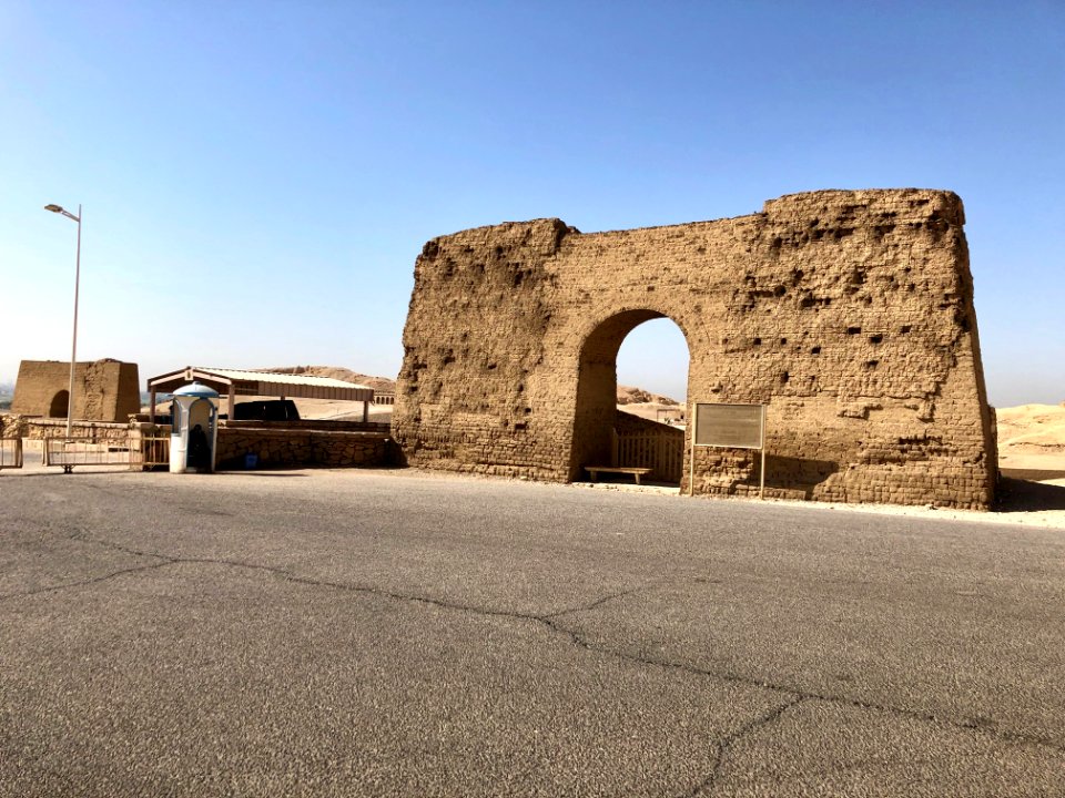 Ruins, Deir al-Bahari, Luxor, LG, EGY 