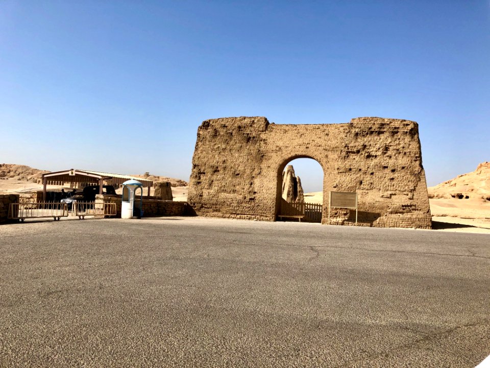Ruins, Deir al-Bahari, Luxor, LG, EGY 
