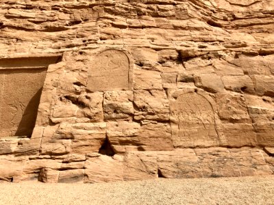 Hieroglyphic Carvings, Temple of Hathor and Nefertari, Abu… 