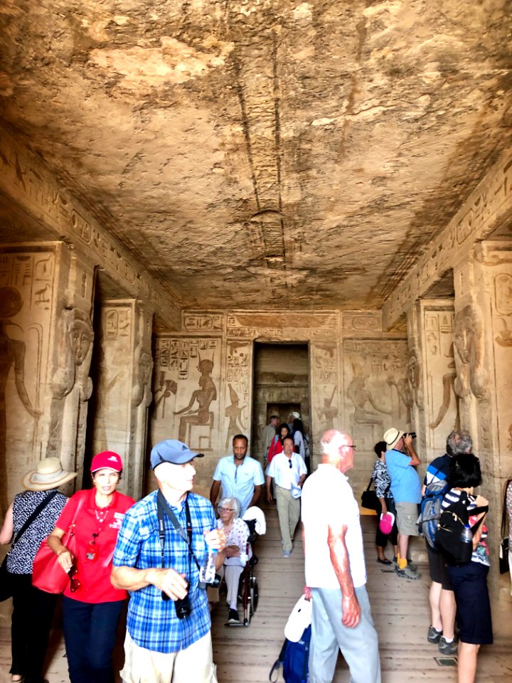Central Hall, Temple of Hathor and Nefertari, Abu Simbel, … 