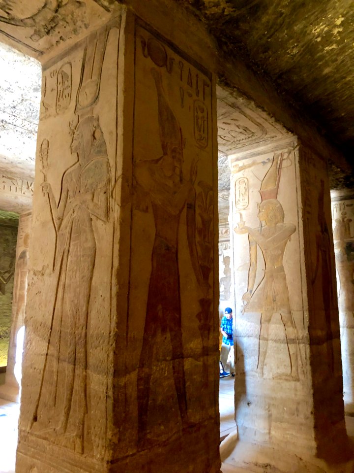 Central Hall, Temple of Hathor and Nefertari, Abu Simbel, … 